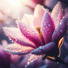 Closeup of Magnolia flower