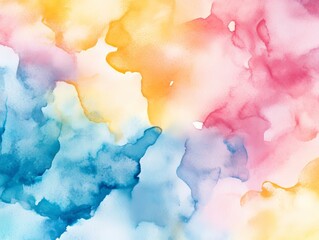 Vibrant Abstract Artwork with Colorful Splash and Water Droplet Details