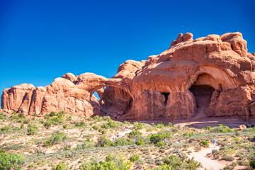 Fototapeta premium Amazing view of Arches National Park, Utah in summer season
