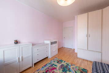 Modern Home Kids Room with Cozy Furniture and Vibrant Decorative Elements