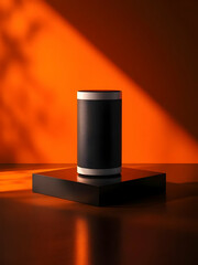 A top hat on a red background is a classic business object with a vector illustration design