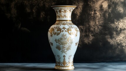 Luxurious Pastel Ceramic Vase &ndash; Exquisite Design and Fine Craftsmanship.