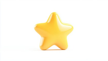 Obraz premium Champion Of Creativity: Top Winner In Contest With Number One Business Logo Idea, Gold Star Trophy For Corporate Identity.