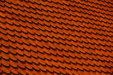 This highresolution image showcases vibrant orange roof tiles, perfect for various architectural and design projects