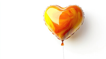 Colorful dripping heart shape design