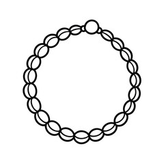 vector illustration of a chain
