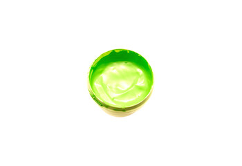 Grüner Farbtopf