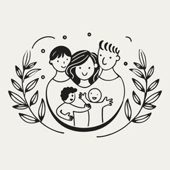 International Day of Families, illustration, International Day of Families poster, on. May 15. Happy International Day of Families, poster, post, Families day poster Vector Design