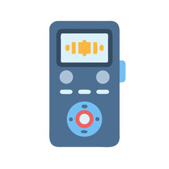 Audio Recorder Illustration - Podcast, Recording, Field Recording