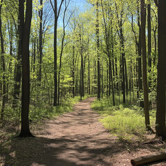 Obraz premium path in the woods