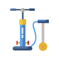 Flat design floor pumps bicycle and hand pump
