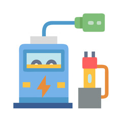EV Charging Stations Icon for Electric Vehicles