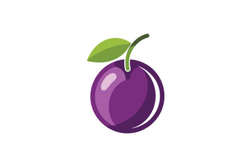 Editable Plum Clipart for Packaging and Branding 