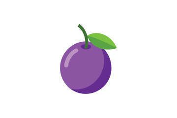 Editable Plum Clipart for Packaging and Branding 