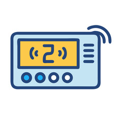 Radio Frequency Identification (RFID) Reader with Display Icon