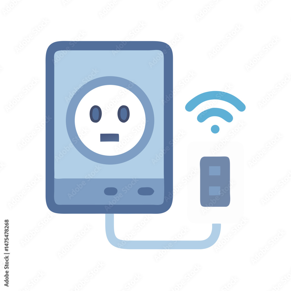 Poster smart plug with wireless switch and remote control