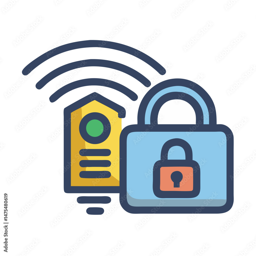 Poster secure home automation: smart lock and device concept