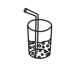Drinking Glasses hand drown. Cute hand drown. element for prints, cards, invitation, flyer and poster.