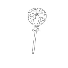 Sweet candy. Candy illustration. Cute hand drown. element for prints, cards, invitation, flyer and poster.