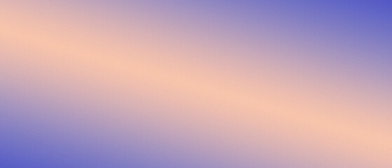 Obraz premium Sunset orange purple grainy background. Abstract noisy textured banner header design.