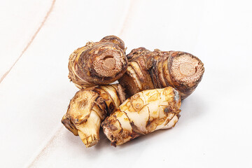 Natural organic raw ginger root