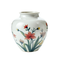 Elegant floral vase with intricate designs.