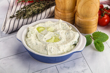 Greek feta dip with oil
