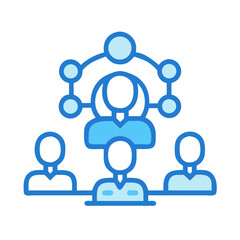 Teamwork, Networking, and Social Network Icon for web design