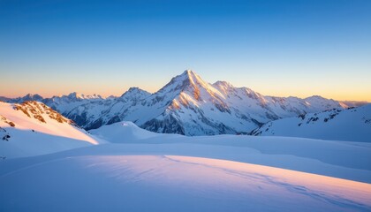 Obraz premium sunrise in the mountains