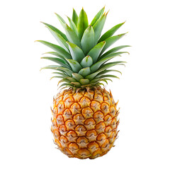 Fototapeta premium Pineapple Isolated On Transparent Background. High-Resolution Image. Pineapple PNG.