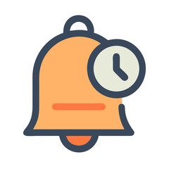 Reminder Notification with Time Illustration, deadline or deadline