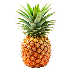 Fototapeta premium Pineapple Isolated On Transparent Background. High-Resolution Image. Pineapple PNG.