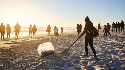 Community Beach Cleanup Event to Protect Marine Life and Environment