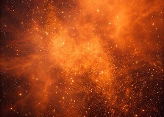 Original name(s): Abstract vibrant orange particle scatter around create seamless pattern with beautiful color background. Modern style texture from mesmerize flow of star or dust perfect for backgrou