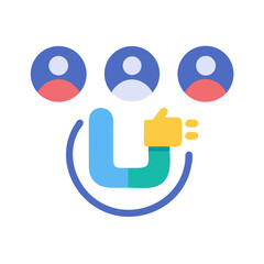 Obraz premium Effective customer relationship management brings customers' satisfaction and loyalty