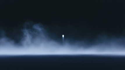 Obraz premium Light pierces dark fog.