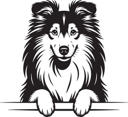 Naklejka premium “Dog Silhouette SVG Bundle | Pet Clipart, Paw Prints & Dog Breed Vectors for Shirts & Crafts”“Dog Lover Vector Pack | Cute & Classic Dog SVGs for T-Shirts, Stickers, and DIY Projects”