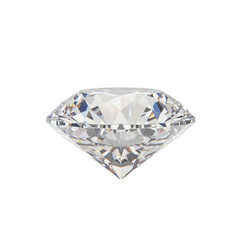 Radiant diamond cut gemstone displaying brilliant clarity and facets detail