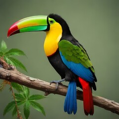 Obraz premium toucan on a branch