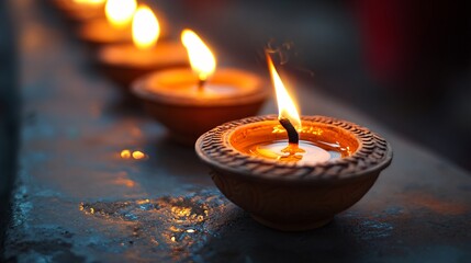 Traditional Bangladeshi Clay Oil Lamps for Cultural Decor and Lighting Design