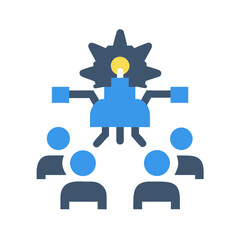 Artificial Intelligence controlling people with technology and automation.