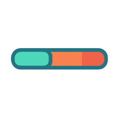 Stylish loading bar for website or app interface