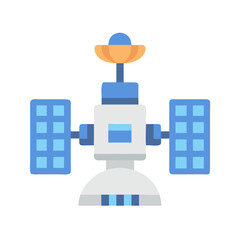 Fototapeta premium Satellite Illustration - Space Technology, Communication, and Exploration
