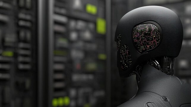AI Robot Server Room Monitoring.