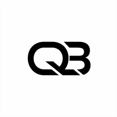 Design the letter QB or Q3 logo with a rotating arrow on the letter Q.