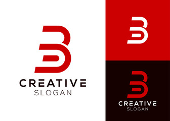 BD logo. Initial BD abstract logo design clean and modern