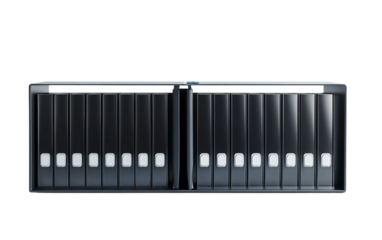 Organized binder with neatly arranged dividers labeled by subject featuring crisp clean paper ready for academic or office use