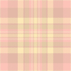 Subtle pastel pink and beige plaid pattern.  Perfect for textile design, fashion, branding, or website backgrounds. This soft, textured image evokes feelings of warmth and tranquility.