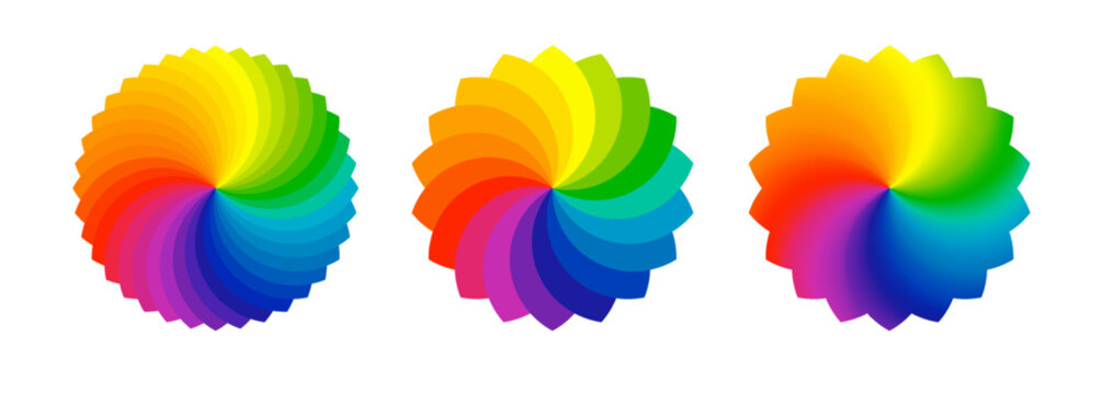 Color wheel PNG. Additive and subtractive color model wheels. Educational spectrum chart for design and art theory.