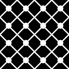 Black and White Geometric Pattern Seamless Design Textile Fabric Print Wallpaper Background